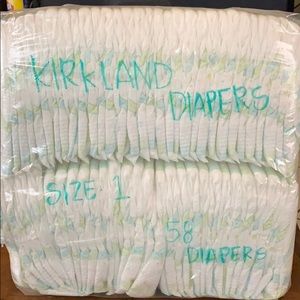 Size 1 Costco Kirkland Diaper